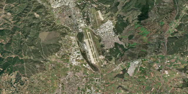 Satellitenbild Adnan Menderes International Airport