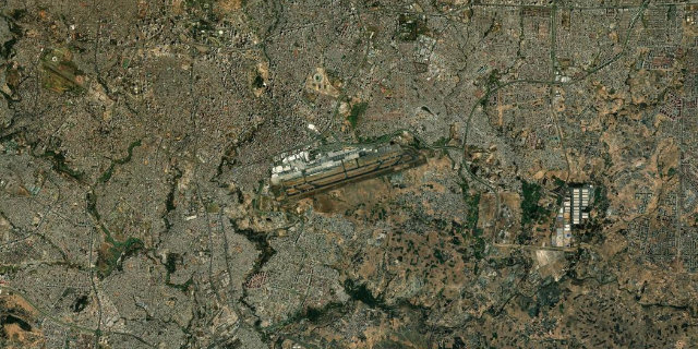 Satellitenbild Bole International Airport