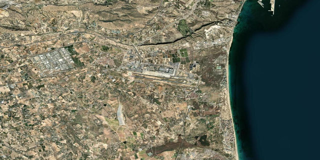 Satellitenbild Alicante International Airport