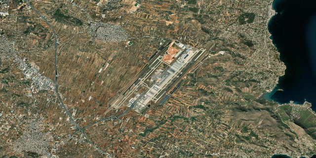 Satellitenbild Eleftherios Venizelos International Airport