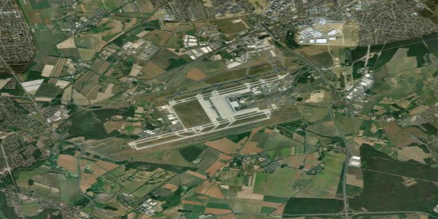 Satellitenbild Berlin Brandenburg Airport
