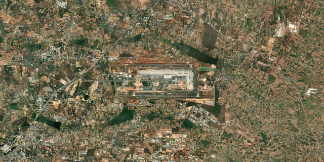 Satellitenbild Bengaluru International Airport