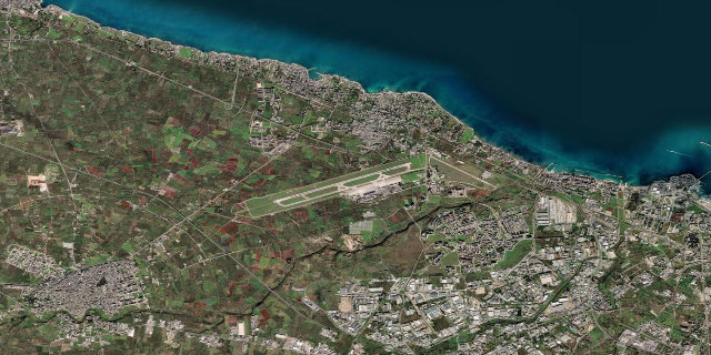Satellitenbild Bari / Palese International Airport