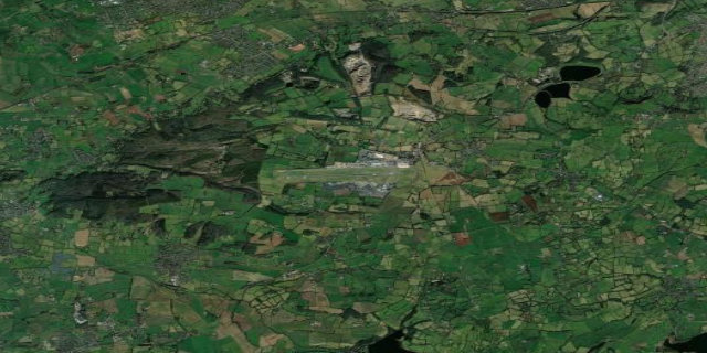 Satellitenbild Bristol International Airport