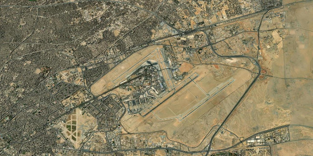 Satellitenbild Cairo International Airport