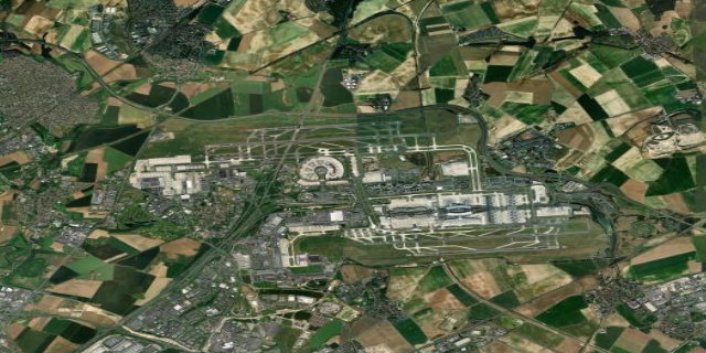 Satellitenbild Charles de Gaulle International Airport