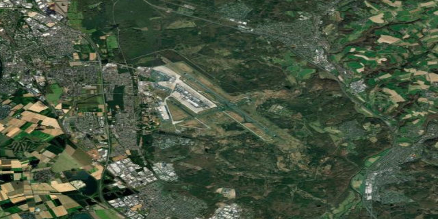 Satellitenbild Cologne Bonn Airport