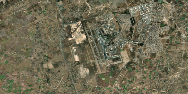 Satellitenbild Mohammed V International Airport