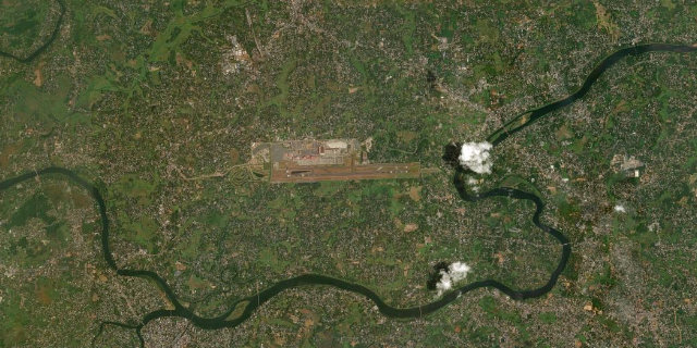 Satellitenbild Cochin International Airport