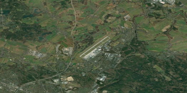 Satellitenbild Dresden Airport