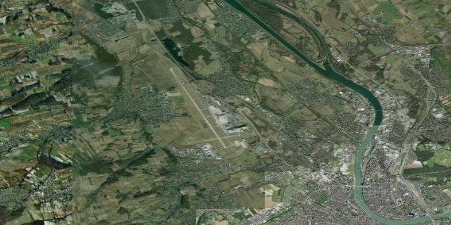 Satellitenbild EuroAirport Basel-Mulhouse-Freiburg Airport