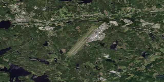 Satellitenbild Gothenburg-Landvetter Airport