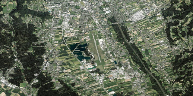 Satellitenbild Graz Airport