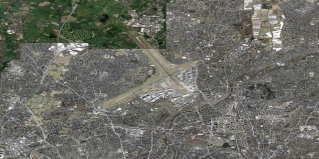 Satellitenbild Hamburg Airport