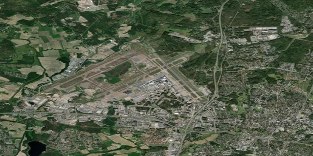 Satellitenbild Helsinki Vantaa Airport