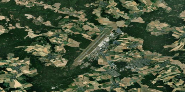 Satellitenbild Frankfurt-Hahn Airport