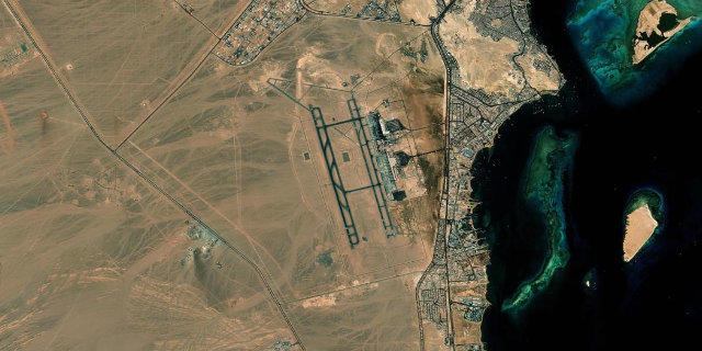 Satellitenbild Hurghada International Airport