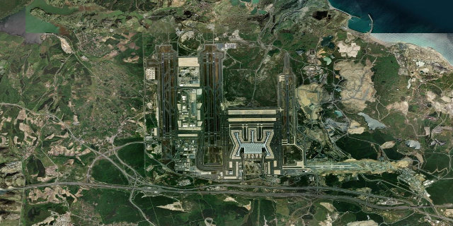 Satellitenbild Istanbul Airport