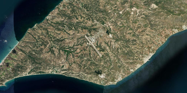 Satellitenbild Kos Airport