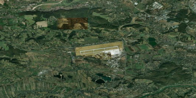 Satellitenbild John Paul II International Airport Kraków-Balice Airport