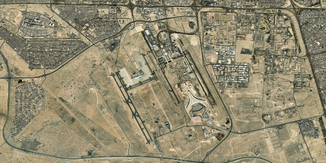 Satellitenbild Kuwait International Airport