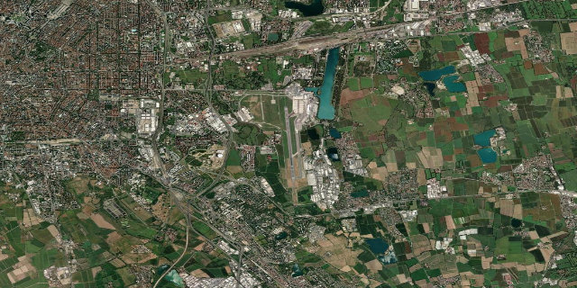 Satellitenbild Linate Airport