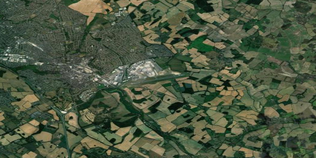 Satellitenbild London Luton Airport