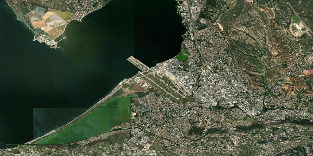 Satellitenbild Marseille Provence Airport