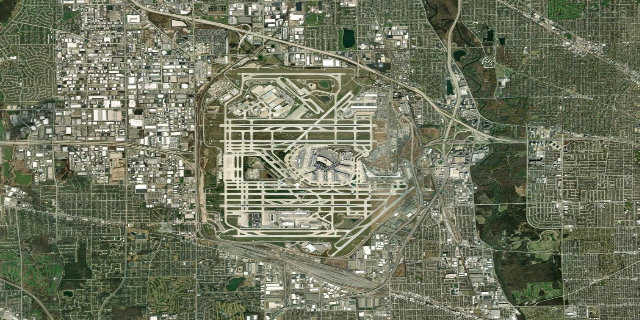 Satellitenbild Chicago O'Hare International Airport