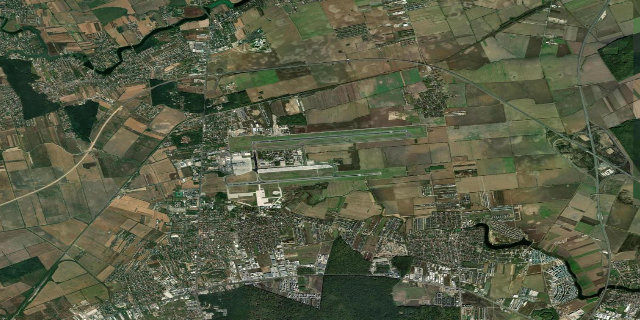 Satellitenbild Henri Coandă International Airport
