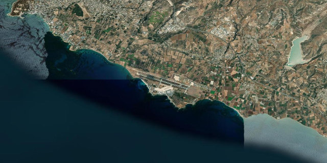 Satellitenbild Paphos International Airport