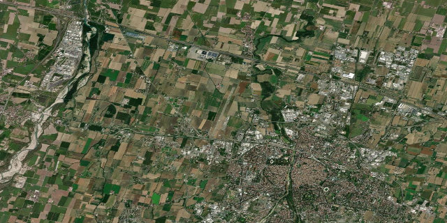 Satellitenbild Parma Airport