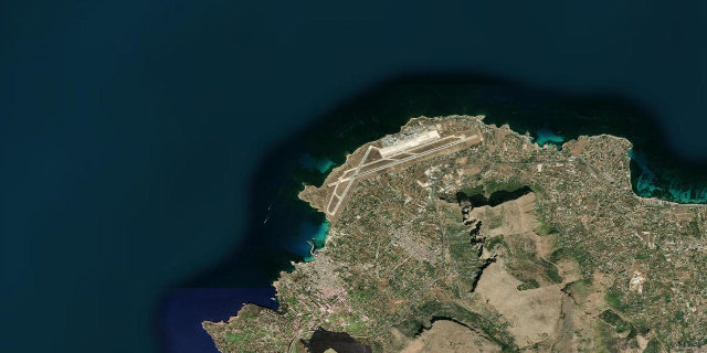 Satellitenbild Palermo / Punta Raisi Airport