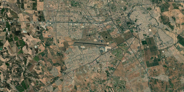 Satellitenbild Menara Airport