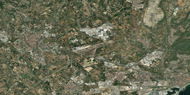 Satellitenbild Reus Airport