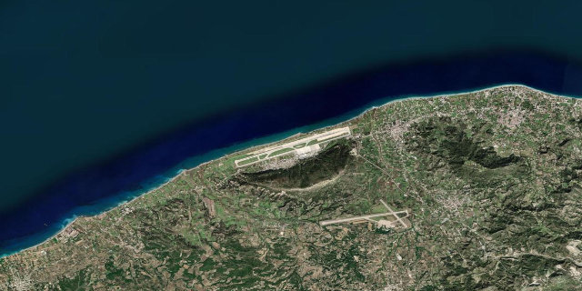 Satellitenbild Diagoras Airport