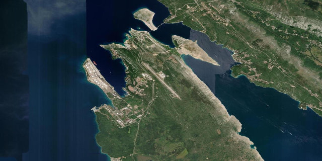 Satellitenbild Rijeka Airport