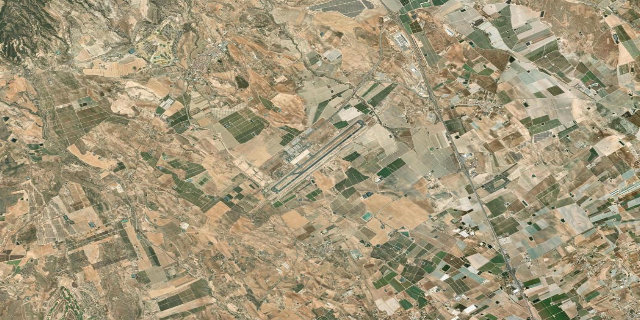 Satellitenbild Región de Murcia International Airport