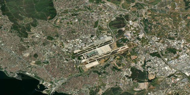 Satellitenbild Sabiha Gökçen International Airport