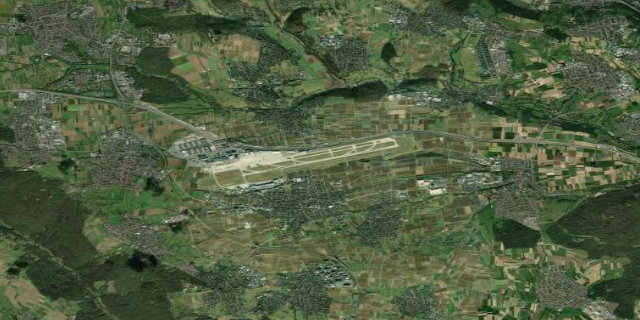 Satellitenbild Stuttgart Airport