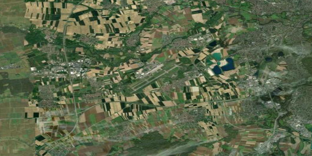 Satellitenbild Strasbourg Airport