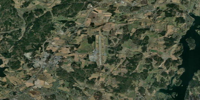 Satellitenbild Sandefjord Airport, Torp