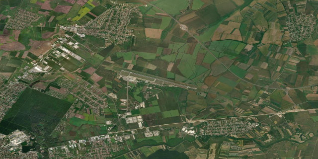 Satellitenbild Timişoara Traian Vuia Airport