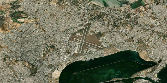 Satellitenbild Tunis Carthage International Airport