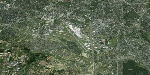 Satellitenbild Warsaw Chopin Airport