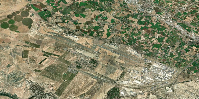 Satellitenbild Zaragoza Air Base